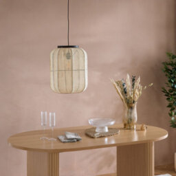 Brown Oval Fluted Dining Table Axel Birlea - thumbnail 2