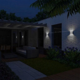 Long Life Lamps Company Modern Led Outdoor Wall Light Stainless Steel Cool White Zlc332Cw - thumbnail 8