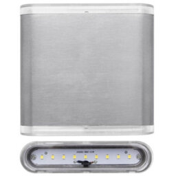 Long Life Lamps Company Modern Led Outdoor Wall Light Stainless Steel Cool White Zlc332Cw - thumbnail 4