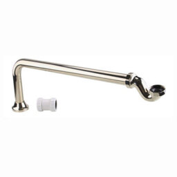 Enki English Gold Traditional Bathroom Brass Exposed Retainer Waste Adjustable Shrouds Shallow Seal Trap Roll Top Bath Tap Pack - thumbnail 4
