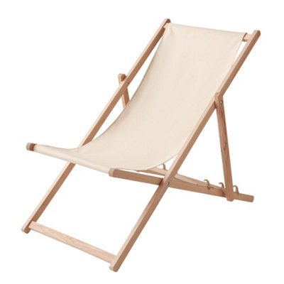 Midocean Honopu Wood Folding Chair Beige (One Size) - image 1