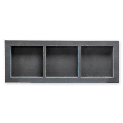 Thermopanel Tileable Shower Niche with Flange - 12 x 12 Inches (3 Shelves) - image 1