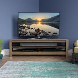 "Avf Calibre 1.4M Tv Stand, For Tvs Up To 65"" - Rustic Sawn Oak" - thumbnail 2