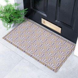 Native Natural Art Deco Shell Pattern Indoor & Outdoor Doormat - 70X40Cm