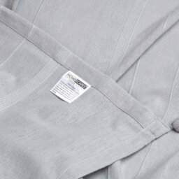 Homescapes Cotton Rajput Ribbed Silver Grey Throw, 150 X 200 Cm - thumbnail 8