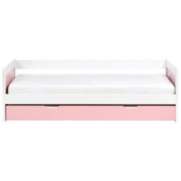 Beliani Trundle Bed Pine Wood Gravelines 90 X 200 Cm (Eu Single) Pink - thumbnail 7