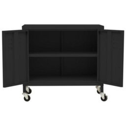 Vidaxl Storage Cabinet Black 60X35X56 Cm Steel - thumbnail 6