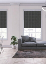 Lister Cartwright Olivia Bard Jaipur Indian  Blackout Roller Blinds Child Safety Included  (Black, 60 Cm Width X 140 Cm Drop) - thumbnail 3