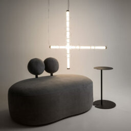 Luminosa Lighting Luminosa Cosmo Modern Bar Pendant Ceiling Light Black 3000K 4800Lm Glass Shade - thumbnail 3