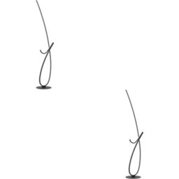 Loops 2 Pack Contemporary Black Led Floor Lamp - Modern Indoor Lighting For Home Decor - thumbnail 1