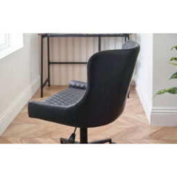 Oakham Executive Lochlan Office Chair In Black Faux Leather - thumbnail 6