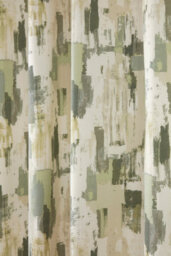 Sundour Bamford - Fully Lined Abstract Curtains - Eyelet - Polycotton (Fennel, Filled Cover - 18'' X 18'' (Single)) - thumbnail 3