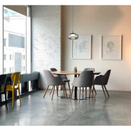 Luminosa Lighting Luminosa Quintara Dome Pendant Ceiling Light Matt Black Smoke Glass Shade Led 3000K - thumbnail 5