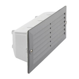 Luminosa Lighting Luminosa Eco 1 Light Outdoor Recessed Light Textured Grey, Frosted Glass Ip44, E27 - thumbnail 3