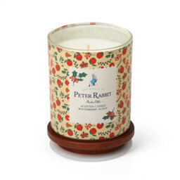 Peter Rabbit™ Winterberry Scented Candle 1 Wick Wood Lid 30Hr Burn Glass - thumbnail 3
