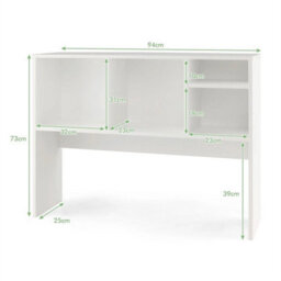 Bookcase Countertop Storage Bookshelf With 4 Cubbies - thumbnail 2