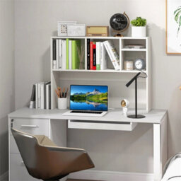 Bookcase Countertop Storage Bookshelf With 4 Cubbies - thumbnail 3