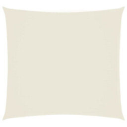 Berkfield Sunshade Sail Oxford Fabric Square 2X2 M Cream - thumbnail 2