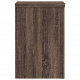 Walplus Plant Stands 2 Pcs Brown Oak 20X20X30 Cm Engineered Wood - thumbnail 6