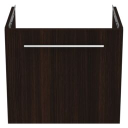 Ideal Standard I.life S Matt Coffee Brown Oak Effect Wall-Mounted Vanity Unit & Basin Set With 1 Chrome Effect Handle (W)500mm (H)440mm - thumbnail 4