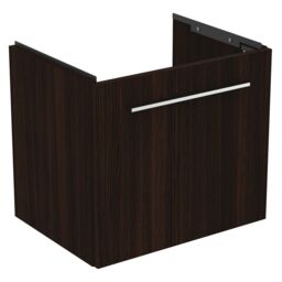 Ideal Standard I.life S Matt Coffee Brown Oak Effect Wall-Mounted Vanity Unit & Basin Set With 1 Chrome Effect Handle (W)500mm (H)440mm - thumbnail 3