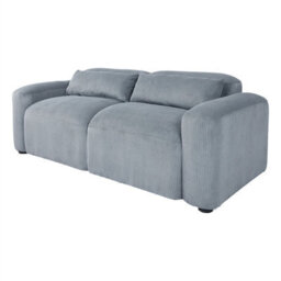 187Cm Loveseat Sofa, 2 Seater Comfy Corduroy Couch With Spring Cushion, 2 Pillows - thumbnail 4