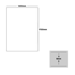 Manzi White & Black Striped Medium Rug, (L)170Cm X (W)120Cm - thumbnail 4