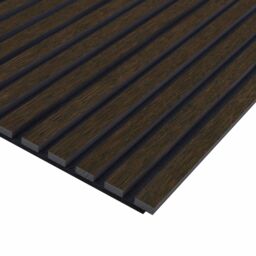 Fn Acustico Smoke Oak Veneer Acoustic Panel (L)1200mm (W)572.5mm - thumbnail 3