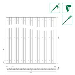 Fn Acustico Smoke Oak Veneer Acoustic Panel (L)1200mm (W)572.5mm - thumbnail 5