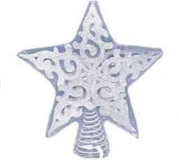 Christmas Tree Topper - Silver Star - thumbnail 2