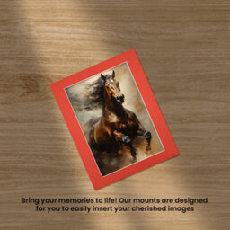 Ak Frames 20X16 Poppy Red Picture Mounts To Fit A3 Aperture Size - Mount Board Only (No Frame Included) - thumbnail 5