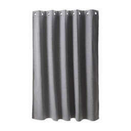 Living And Home Light Gray 2-Piece Blackout Double-Sided Linen/linen Faux Linen Curtains, 117Cm X 137Cm - thumbnail 3