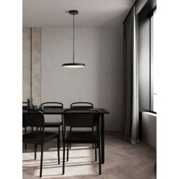 Luminosa Lighting Luminosa Ophelia 40Cm Dome Pendant Ceiling Light Matt Black Led 27W 2205Lm 3000K - thumbnail 2