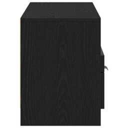 Berkfield Modern Tv Cabinet Black Oak 150X33,5X45 Cm Engineered Wood - thumbnail 7