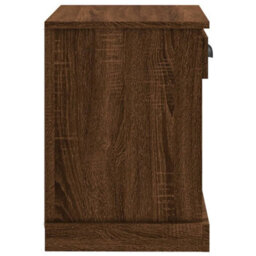 Berkfield Bedside Cabinets 2 Pcs Brown Oak 43X36X50 Cm - thumbnail 9