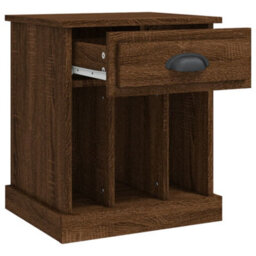 Berkfield Bedside Cabinets 2 Pcs Brown Oak 43X36X50 Cm - thumbnail 7