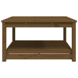 Berkfield Garden Table Honey Brown 82.5X82.5X45 Cm Solid Wood Pine - thumbnail 6