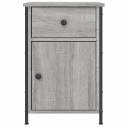 Berkfield Bedside Cabinet Grey Sonoma 40X42X60 Cm Engineered Wood - thumbnail 5
