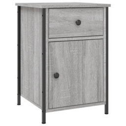 Berkfield Bedside Cabinet Grey Sonoma 40X42X60 Cm Engineered Wood - thumbnail 2