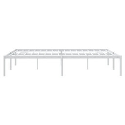 Vidaxl Metal Bed Frame Without Mattress White 160X200Cm - thumbnail 6