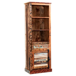 Buttercup Farm Coastal Narrow Bookcase - Wood - L40 X W60 X H185 Cm - thumbnail 1