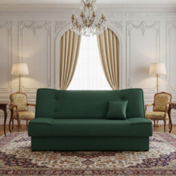 Gabi Comfortable 3 Seater Sofa Bed With Storage And Sleeping Function Light Green - thumbnail 2