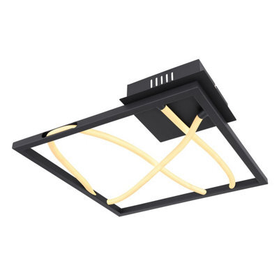 Luminosa Lighting Luminosa Kaia Integrated Led Semi Flush Ceiling Light Metal 4X Led 3000K - image 1