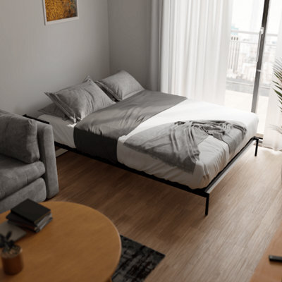 Wallbedking Murphy Bed Vertical 140Cm X 200Cm Studio Wall Bed, Fold-Down Guest Bed For Small Rooms, Apartments And Studios - image 1