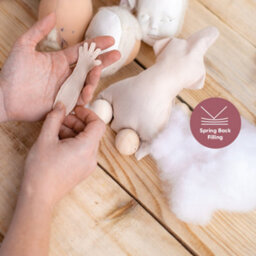 Quality Grade Hollowfibre Off Cuts, Ideal Stuffing Filling For Toys, Pillows Craft, Cushion Filling, 5 Kg - thumbnail 4
