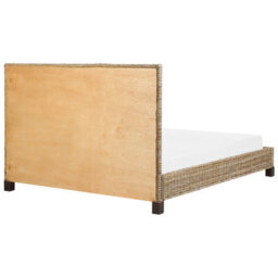 Beliani Bed Rattan Salbris 140 X 200 Cm (Eu Double) Natural - thumbnail 6