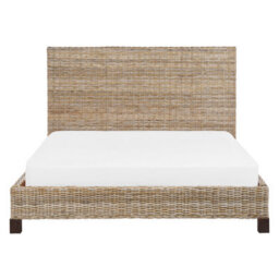 Beliani Bed Rattan Salbris 140 X 200 Cm (Eu Double) Natural - thumbnail 4