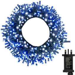 Globrite 30M 300 Led Fairy Lights Blue White Plug In Indoor Outdoor String Lights With 8 Modes - thumbnail 8