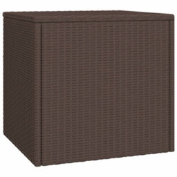 Berkfield Durable Side Tables 3 Pcs Brown Poly Rattan - thumbnail 3