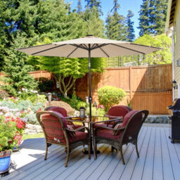 Costway 3M Garden Parasol 24 Solar Power Led Lights Patio Umbrella With Tilt And Crank Handle Beige - thumbnail 5